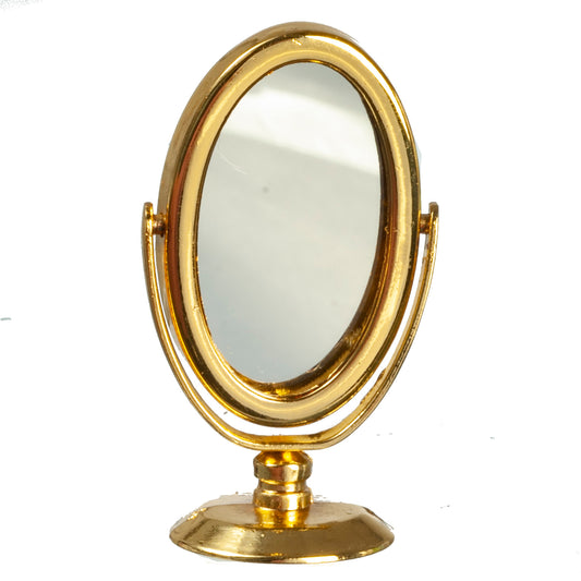 Table Mirror, Gold, Large