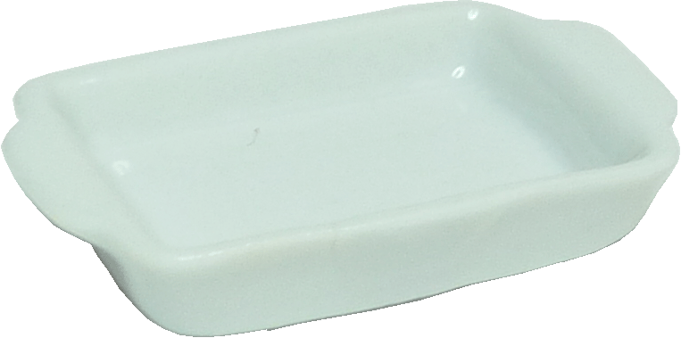 White Baking Dish