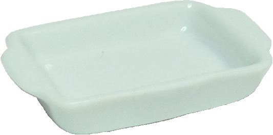 White Baking Dish