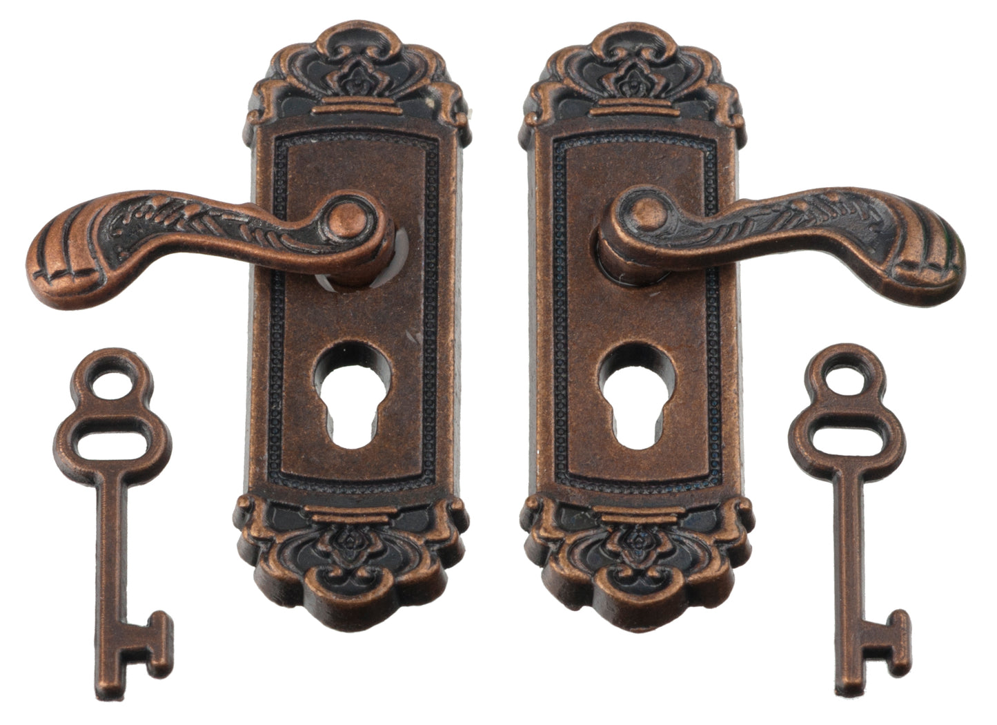 Lock & Key Set, Dark Bronze