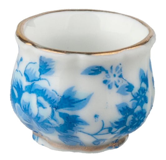 Cachepot, Blue Floral