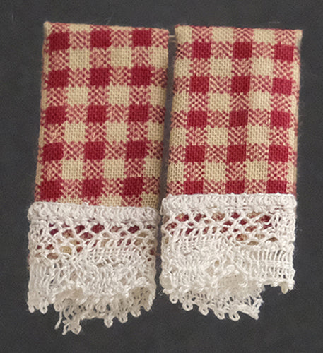 Dish Towels, Country Red