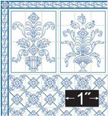 Leslie Blue Wallpaper