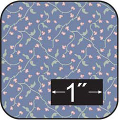 Springtime Blueberry Cotton Fabric
