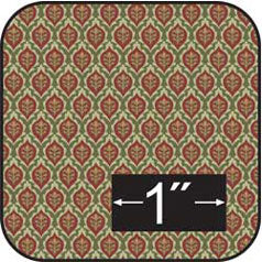 Medallion Green Cotton Fabric