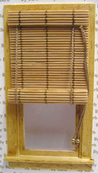 Bamboo Roll Up Shade for Windows