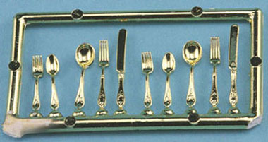 Flatware, Gold 2-5pc Set