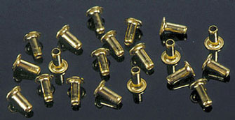 Large Hollow Eyelets, 20pc