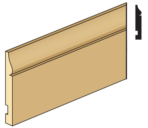 Baseboard Molding, 7/16 X 24"