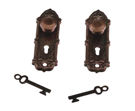 Copper/Bronze Opryland Door Handle Set