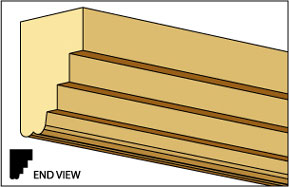 Cornice, 7/16 W x 24 L