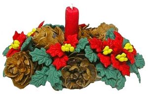 Holiday Centerpiece, Poinsettia