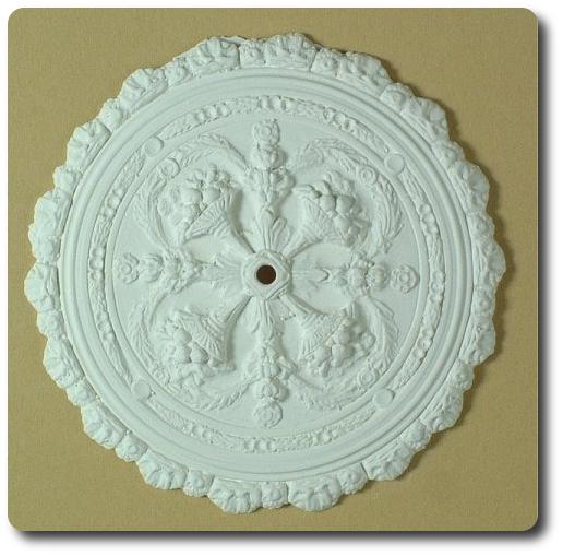 Georgian Ceiling Rose Pediment