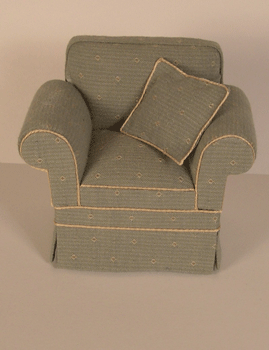 Cara Green Casual Upholstered Chair