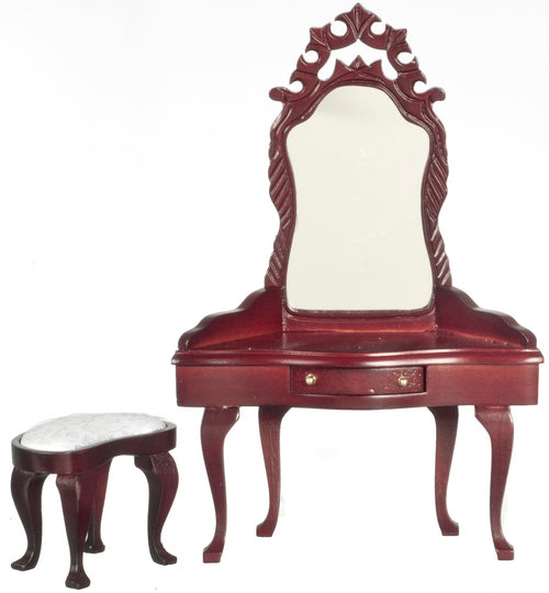 Vanity Dressing Table, Mahogany