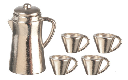 Silver Coffee Set, 5pc