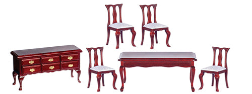 Mahogany 6pc Dining Room Set