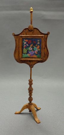 Firescreen with Petit Point Insert