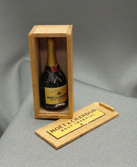 Champagne in a Wooden Box