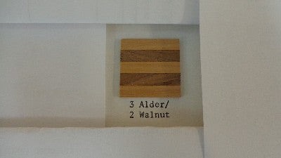 Parquet Flooring, 3 Alder 2 Walnut, 1/16" x 1"