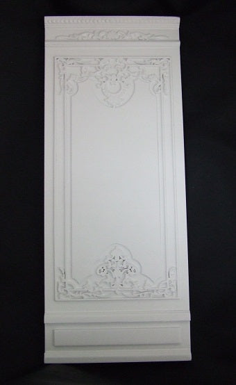 Fancy Wall Panel, 4" White