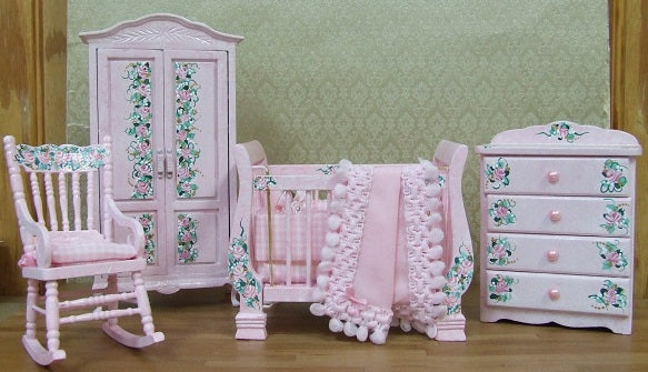 Touch of Pink Nursery, 4pc