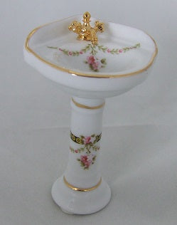 Victorian Rose Corner Sink