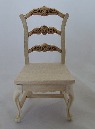 French Country Chair, Unfinished