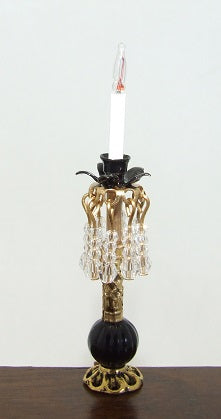 Single Candle Lamp, Black