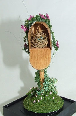 Mailbox with Flowers and Nest