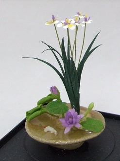 Small Water Garden Arrangement, Purple