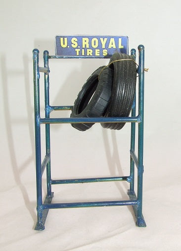 Tire Rack with 2 Tires