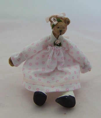 Bear Baby Doll, Pink Dress