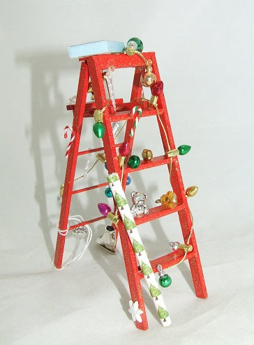 Decorated Ladder, Christmas