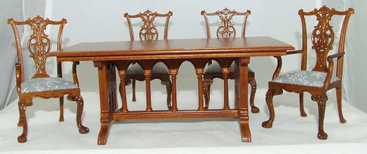 Table & 4 Chairs, 1760, Walnut