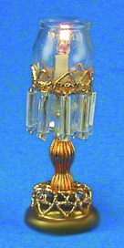 Lamp with Crystal Drops
