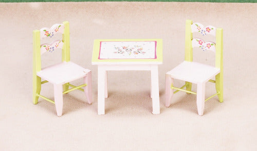 Child's Table Set, Painted