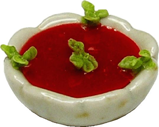 Tomato Soup in Bowl