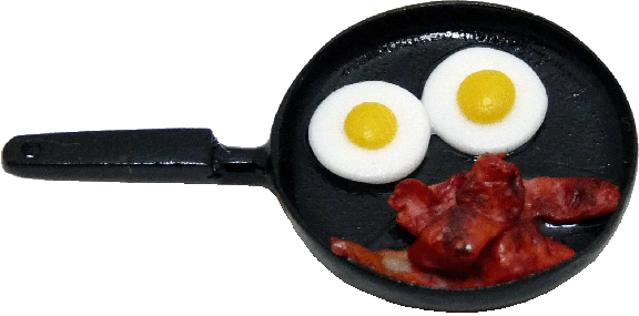 Eggs & Bacon in Pan