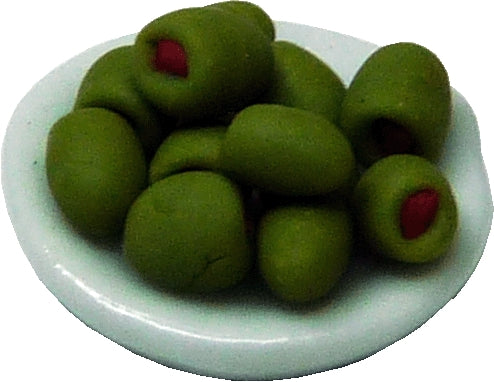 Olives on Plate