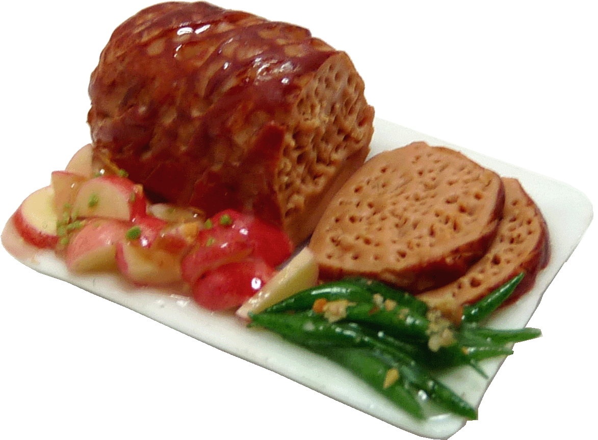 Meatloaf on Tray