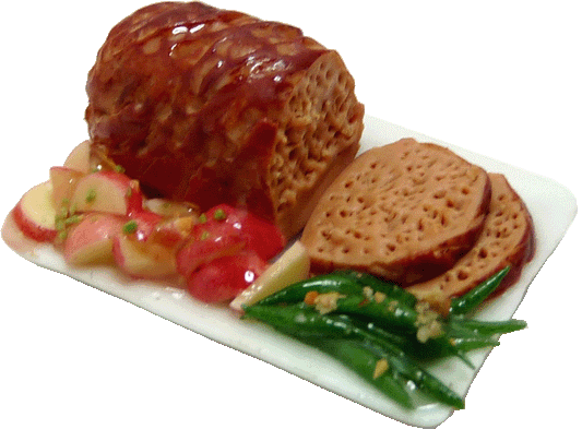 Meatloaf on Tray