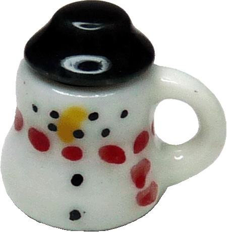 Hot Chocolate in Snowman Mug