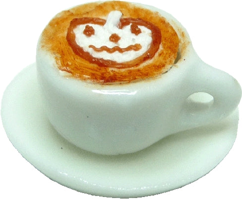 Halloween Expresso on Saucer