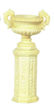 Ancient Urn with Base, Ivory