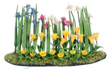 1/2" Scale Mixed Iris Landscape