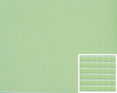 Green Tile Sheet, 1/8" Square Tiles