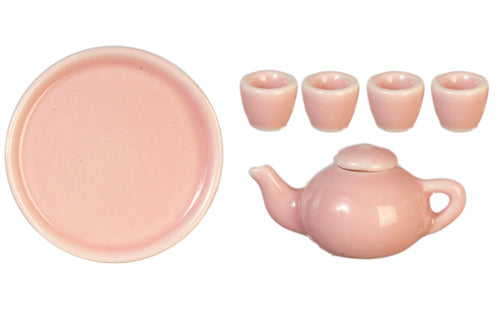 Tea Set, Pink, 6pc