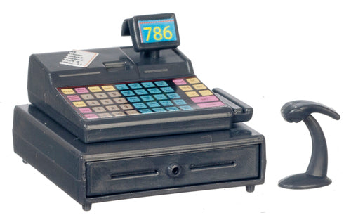 Modern Cash Register with Scanner