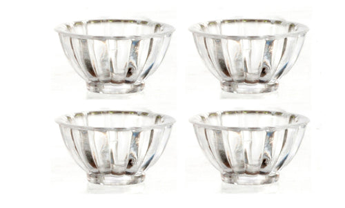 Clear Bowls, Small, 4pc